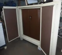 REMDEX ignifuge S60 2 portes, H 1m48